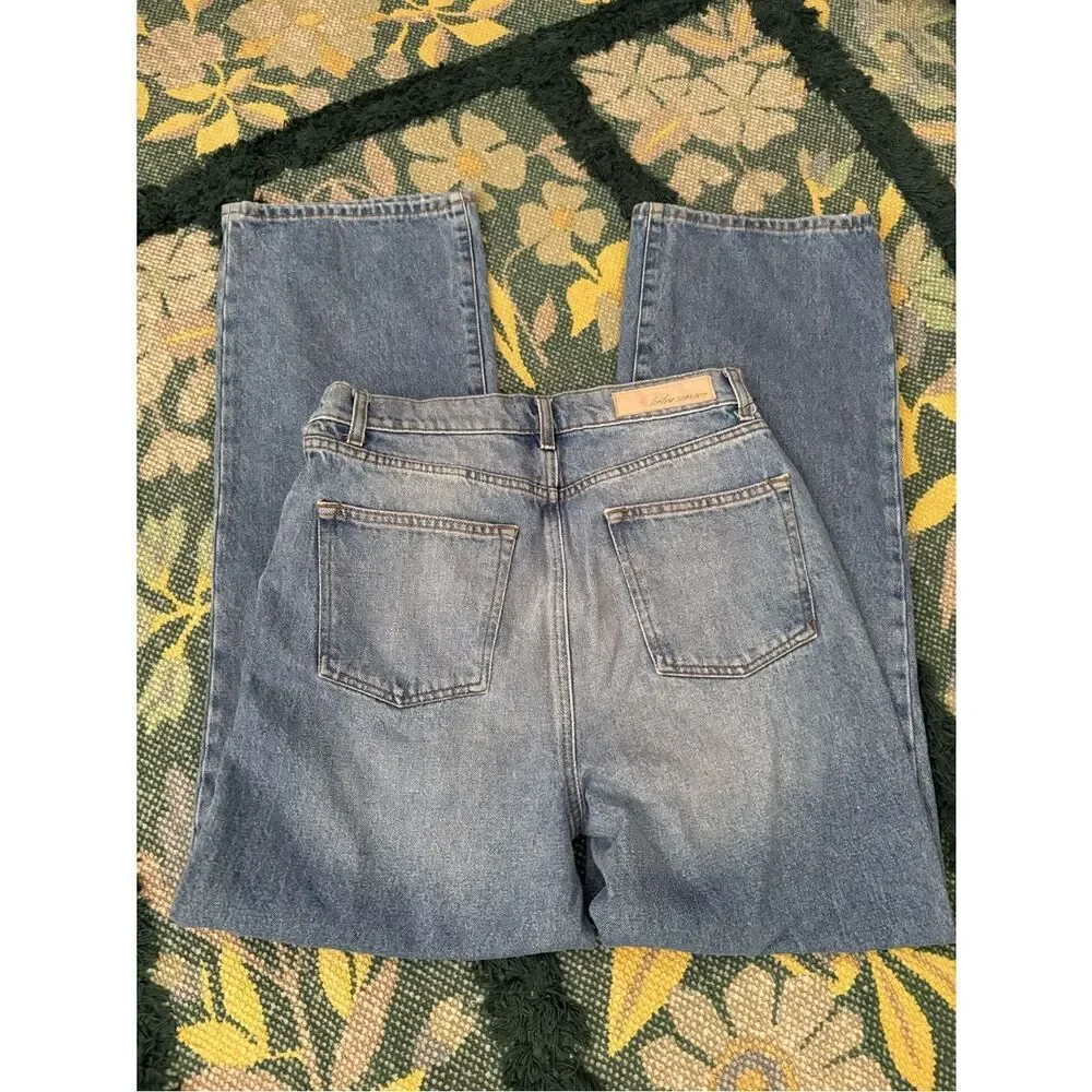 Betro Simone High Waisted Button Fly Wide Leg Jeans Size 29